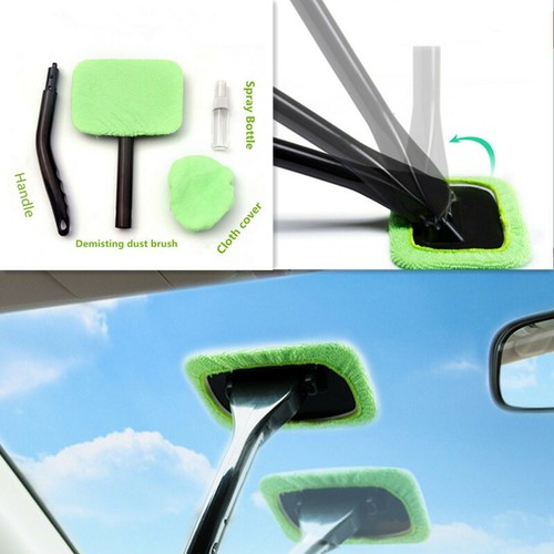 Car Windshield Cleaner Brush Auto Window Glass Cleaning Brush Tool Long Handle eBay