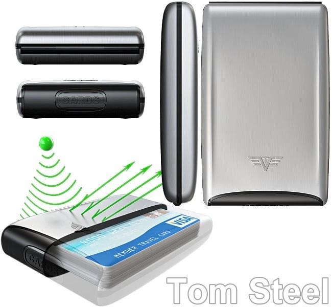 TRU VIRTU Aluminium Kreditkarten Etui Visitenkarten ec Kartenetui Card Case Neu - Bild 4 von 4