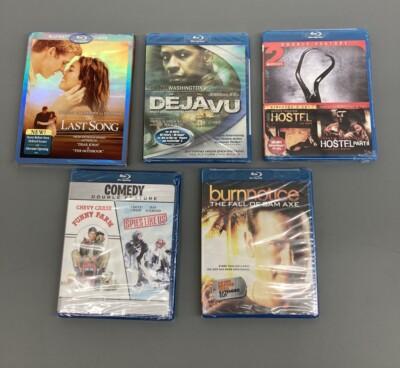 Blu Ray Movies New Sealed Lot Of 5 - Hostel 1&2-Spies Like Us/Funny Farm & More