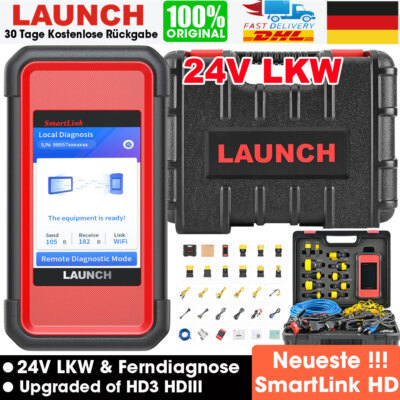 2026 LAUNCH X431 SmartLink HD HD3 OBD2 Diagnosegerät Scanner für 24V LKW 12V PKW