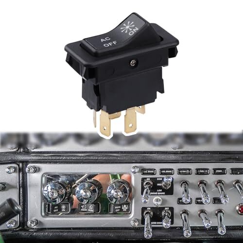 Air Condition Rocker Switch Fit for Peterbilt 335 355 378 379 385