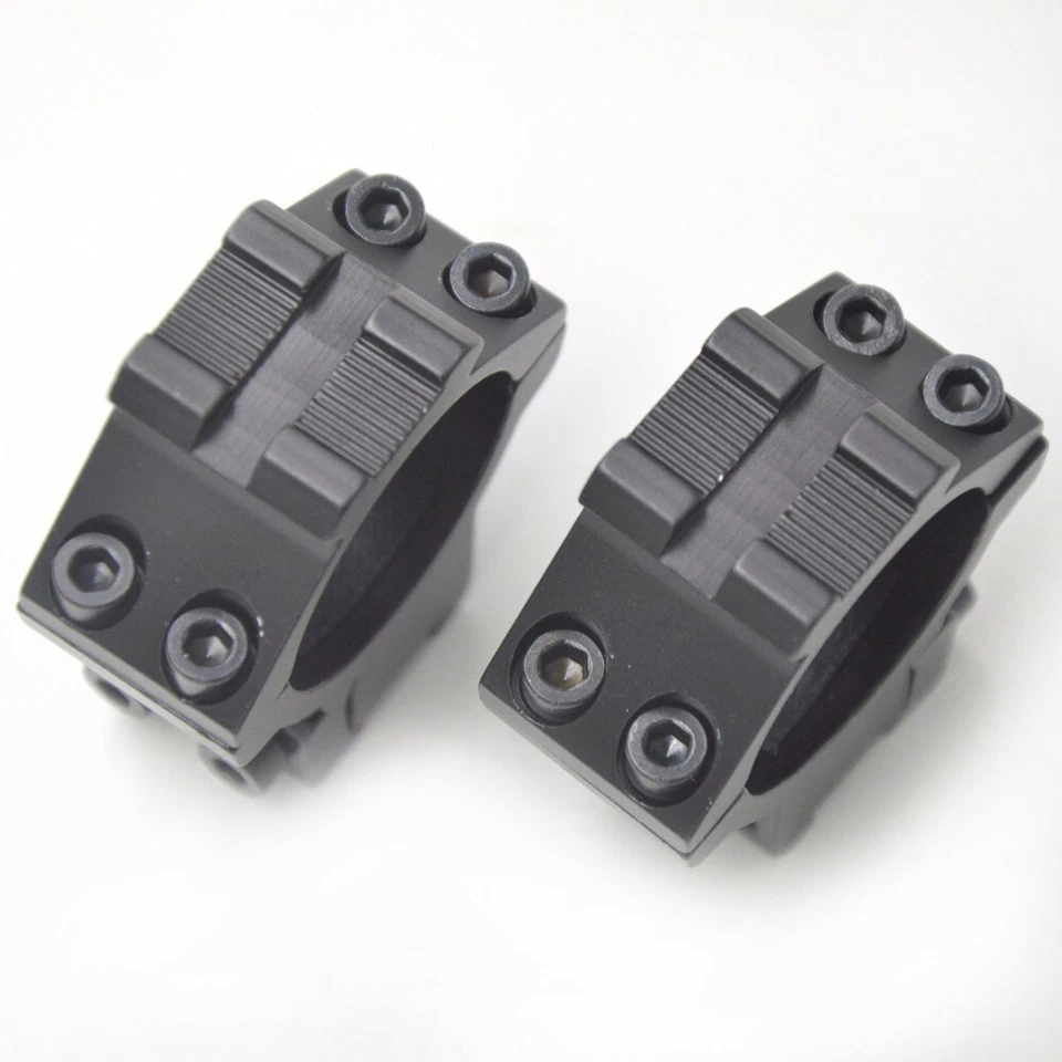 1 Pair Optical Sight Bracket Scope Mount w/11mm Dovetail Rail 30mm Ring Mounts - Image 3 of 4