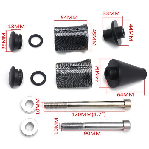 Frame Slider Crash Protection Delrin Fit for BMW S1000RR 10-2013 - Picture 15 of 16