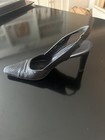 St. John satin sequin slingbacks, black size 9 1/2 — photo 9
