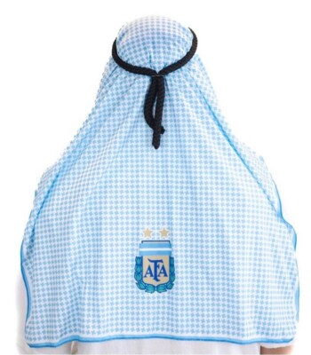 Turbante Argentina Campione Del Mondo Qatar 2022, Cappello Unisex Per Tifosi, Taglia Unica, Fatto In Messico - Foto 5
