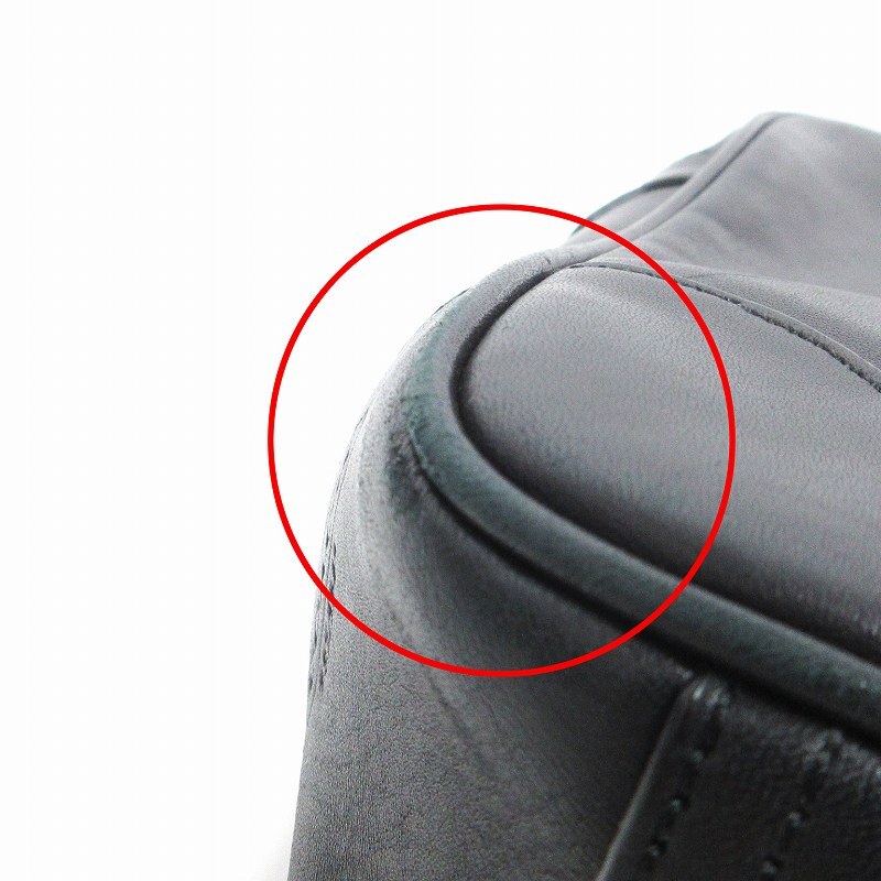 Coach Briefcase Document Bag Handbag Leather 70305 Black Men'S From JPN