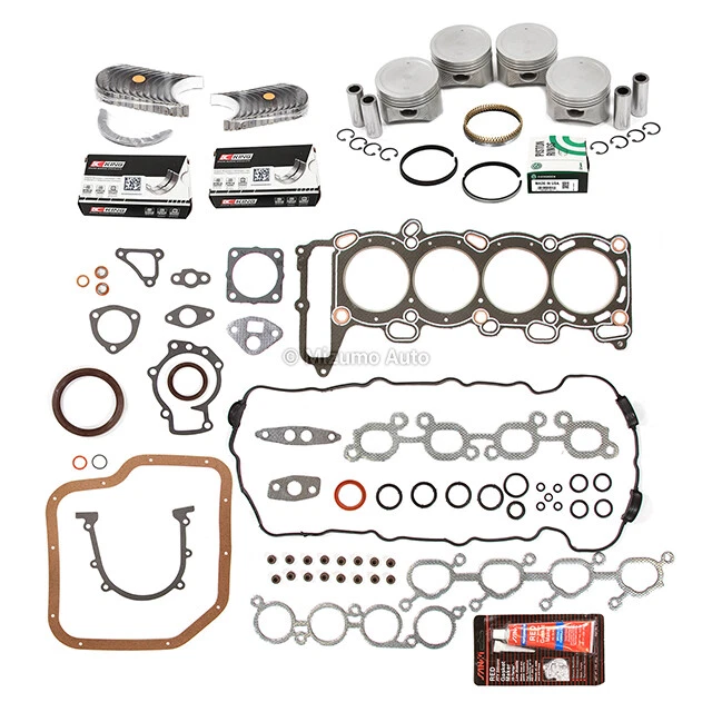 Juego completo de juntas cojinetes de pistones aptos para 91-93 Nissan Sentra Infiniti G20 2.0 SR20DE Foto 2 de 4