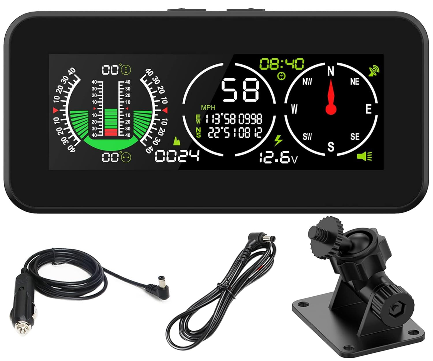 M60 Inclinometro Digitale Tachimetro GPS: Accessorio Fuoristrada SUV