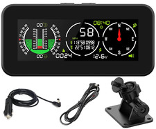 M60 Inclinometro Digitale GPS HUD Tachimetro Bussola Rollio Auto SUV Fuoristrada
