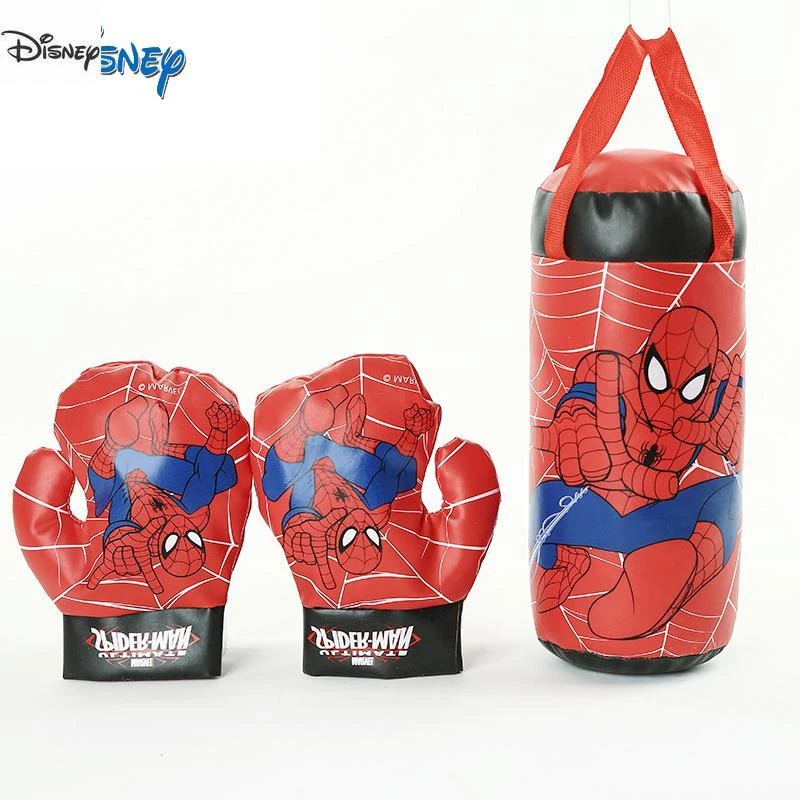 Spidisney Spiderman Toy Gants Marvel Avengers Sandbag Set Peluche