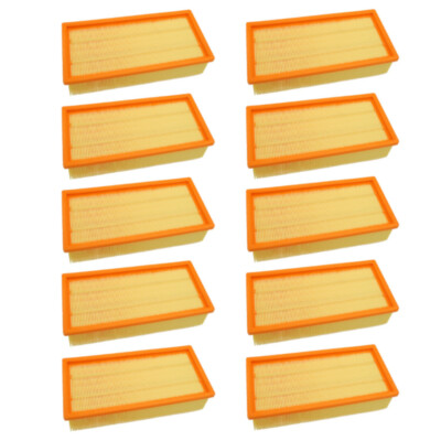 10x Lamellen-Filter für Kärcher NT 72/2 Eco Tc NT 65/2 Eco Tc IVC 60/30 Ap