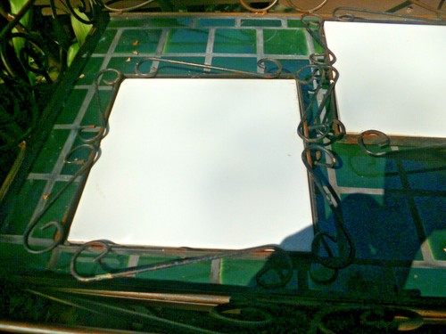 Vintage Ceramic& Metal German hot plates/trivets V&B Danischburg Numbered RARE! - Picture 5 of 8