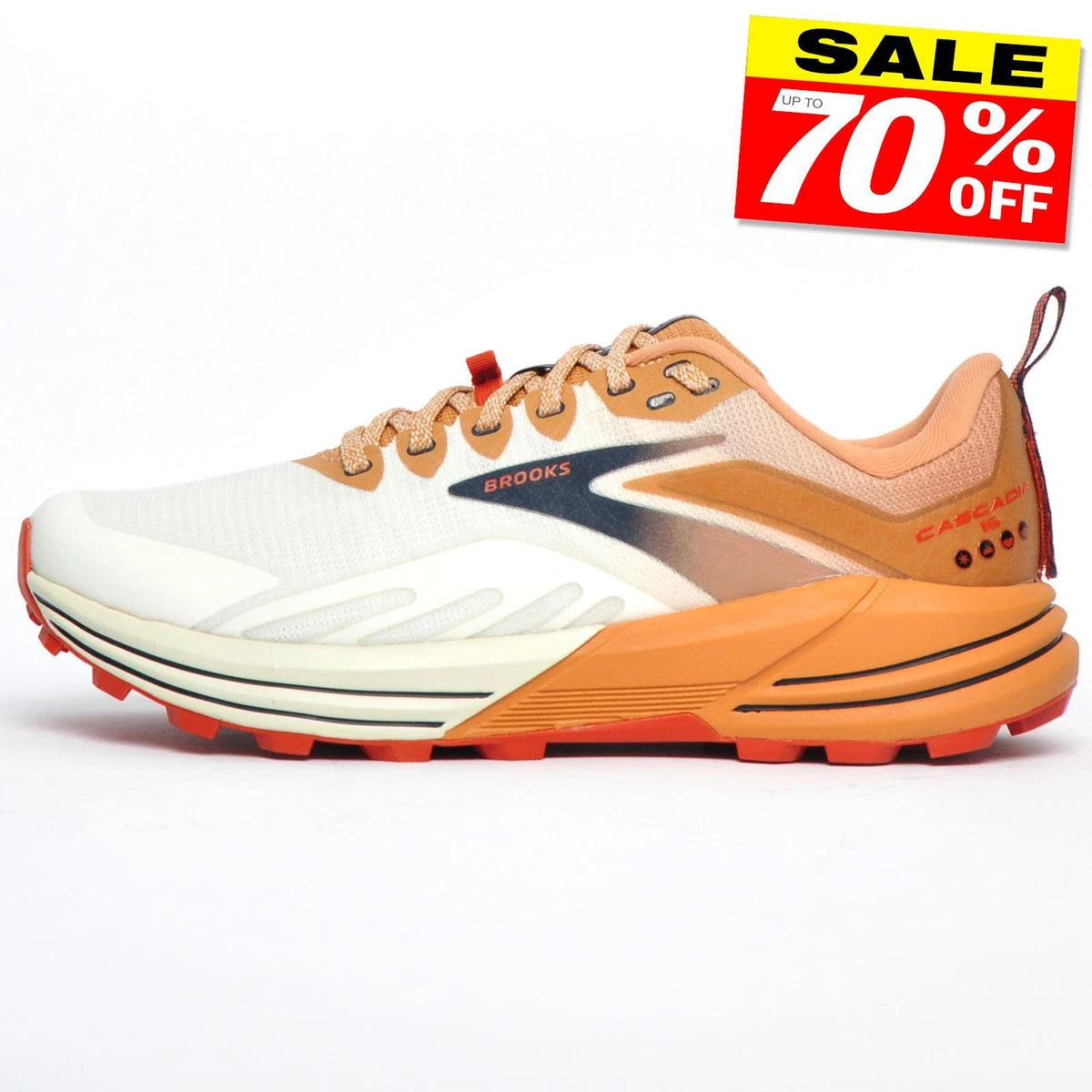 Zapatillas de Trail Brooks Cascadia 16 Blanco Hombre