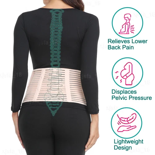 Schwangerschaft Bauch Bauch Band Umstandsband Bauch Taille Rücken Stützgürtel Bandage - Bild 4 von 33