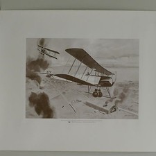 Phillips 66 Historical Aviation Series Plate 19 ~1914 Bomb German Zeppelin Works