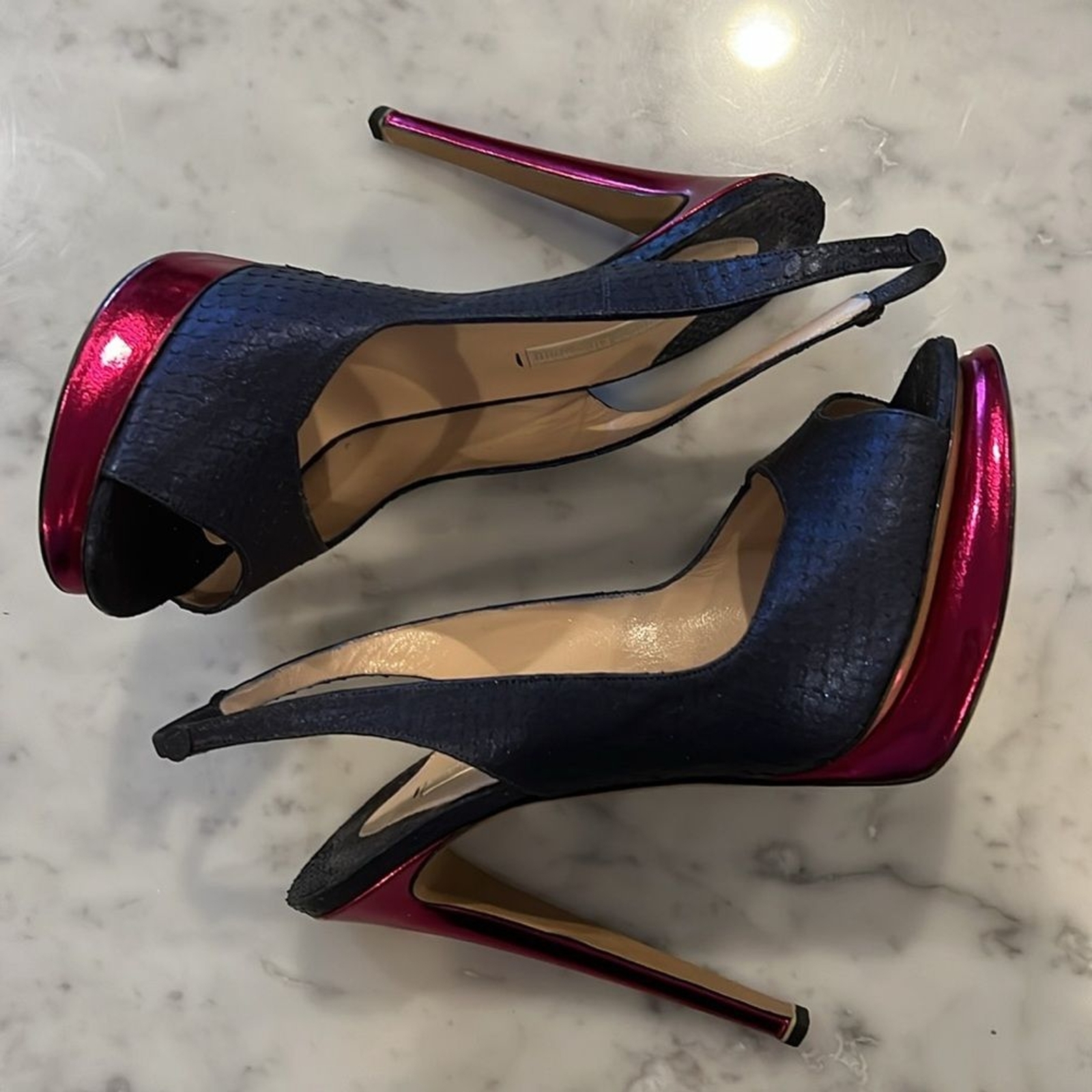 Nicholas Kirkwood br Python Platform Slingback Pu… - image 8