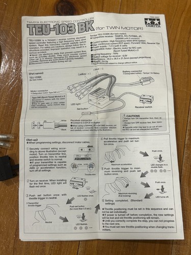Tamiya ESC TEU-103BK for Twin Motor, NEW - Picture 6 of 8