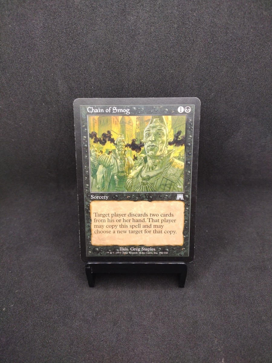 MTG x1 CHAIN OF SMOG 1x EX Onslaught ONS EDH Magic the Gathering