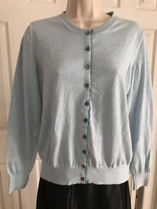 baby blue cashmere cardigan