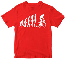 Evolution of Cycling T-shirt Novelty Funny Racing sports inspired Cyclists Gift
