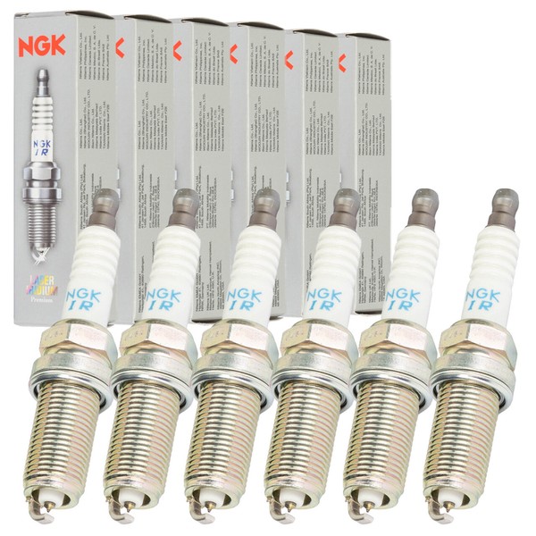 6X NGK 6481 ILFR6B ZüNdkerze FüR Volvo S80 II V70 III XC60 I XC70 II XC90 T6 3.2-image