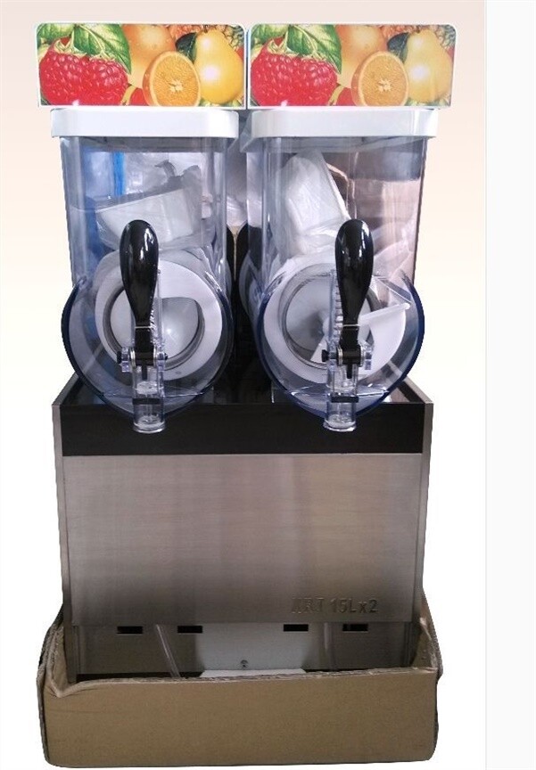 30L Commercial Dual Tank Smoothie Maker for Frozen Drinks and Slushies