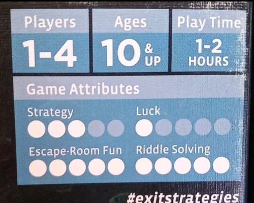 KOSMOS Exit The Game (The Sunken Treasure) 1-4 Players Novice Level New Sealed - Picture 4 of 5