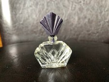 Old Vintage Perfume Cut Glass Bottle by "Elizabeth Taylor - PASSION" Made in USA