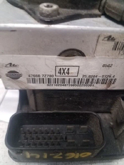 Nissan Xterra Frontier 2001-2002 conjunto de bomba de freno antibloqueo ABS 4x4 OEM Foto 4 de 4