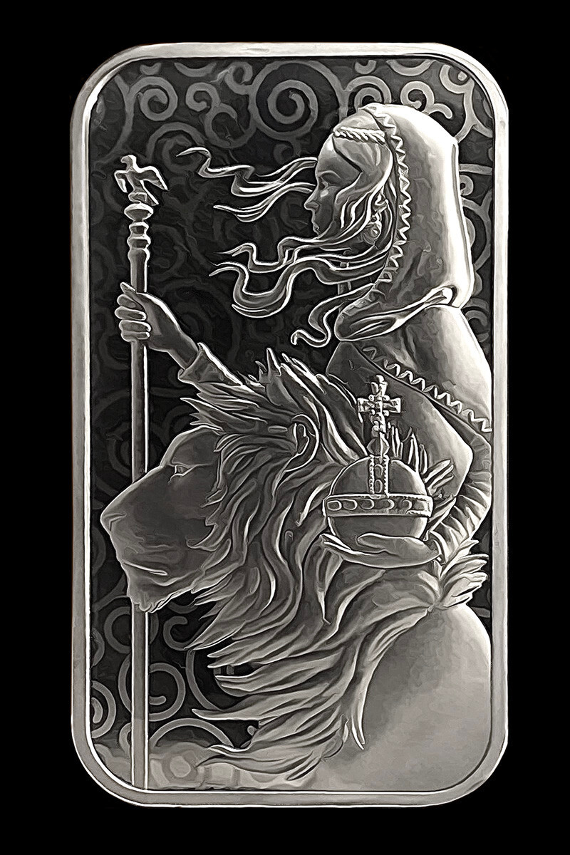 Una and the Lion 2021 1oz シルバーコイン 2021 1 oz St Helena Una and the Lion .999 Silver BU Coin
