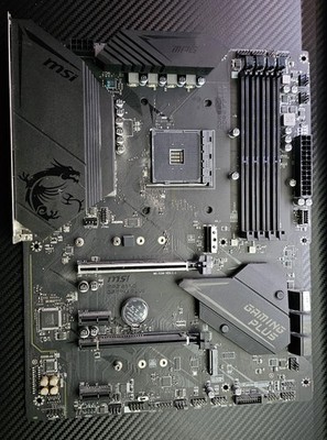 MSI MPG B550 Gaming Plus Desktop Motherboard - Black