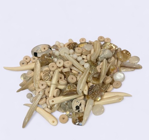 Neutral & Pearl Style Bead Lot – 7.5 oz – 160+ Pieces