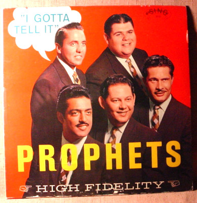 The Prophets Rare Original Mono Lp - I Gotta Tell It - Sing Records 1965
