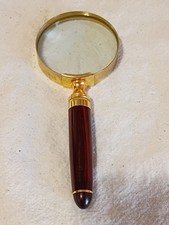 Vintage Magnifying Glass With Wooden Handle 2"