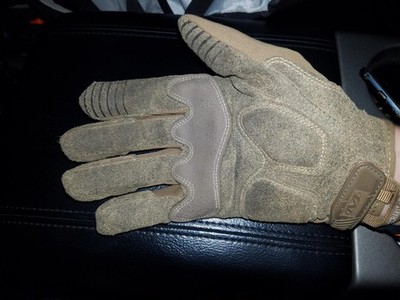 M-Pact Tactical Gloves for Men - Impact Protection & Touchscreen, Black, Large