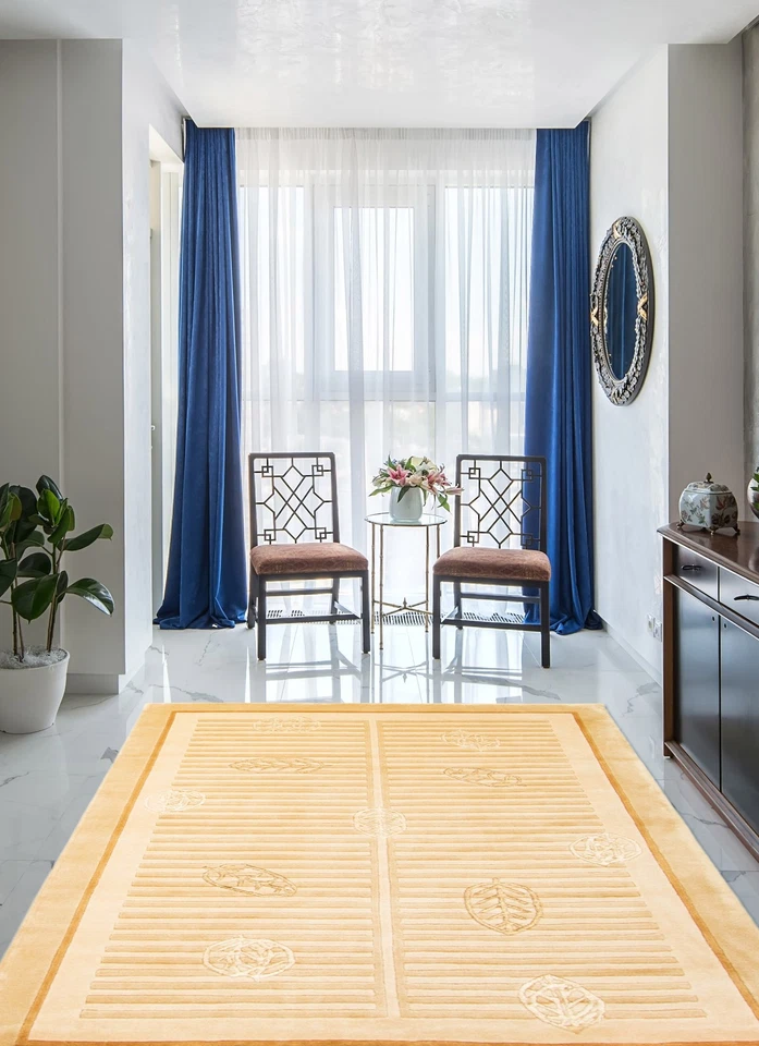 4'0" x 5'10" Hand Knotted Area Rug Traditional Oriental Wool Carpet - Image 2 of 4