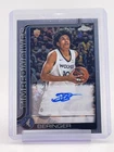 JOAN BERINGER 2025-26 TOPPS CHROME ROOKIE AUTOGRAPH AUTO TIMBERWOLVES Q2098
