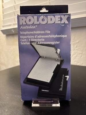 ROLODEX 紙 25 ROLODEX Autodex Telephone Address File Directory Pop-up Office