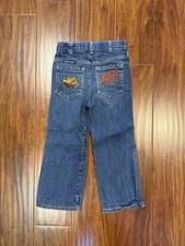 Vintage 70s Tonka Tuff Truck Dumptruck Themed Jeans Size 5 Boys Talon 42 Zip