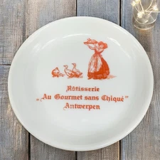 Vintage Rosenthal Thomas Germany Verbeelen White Porcelain Round Dish Ashtray