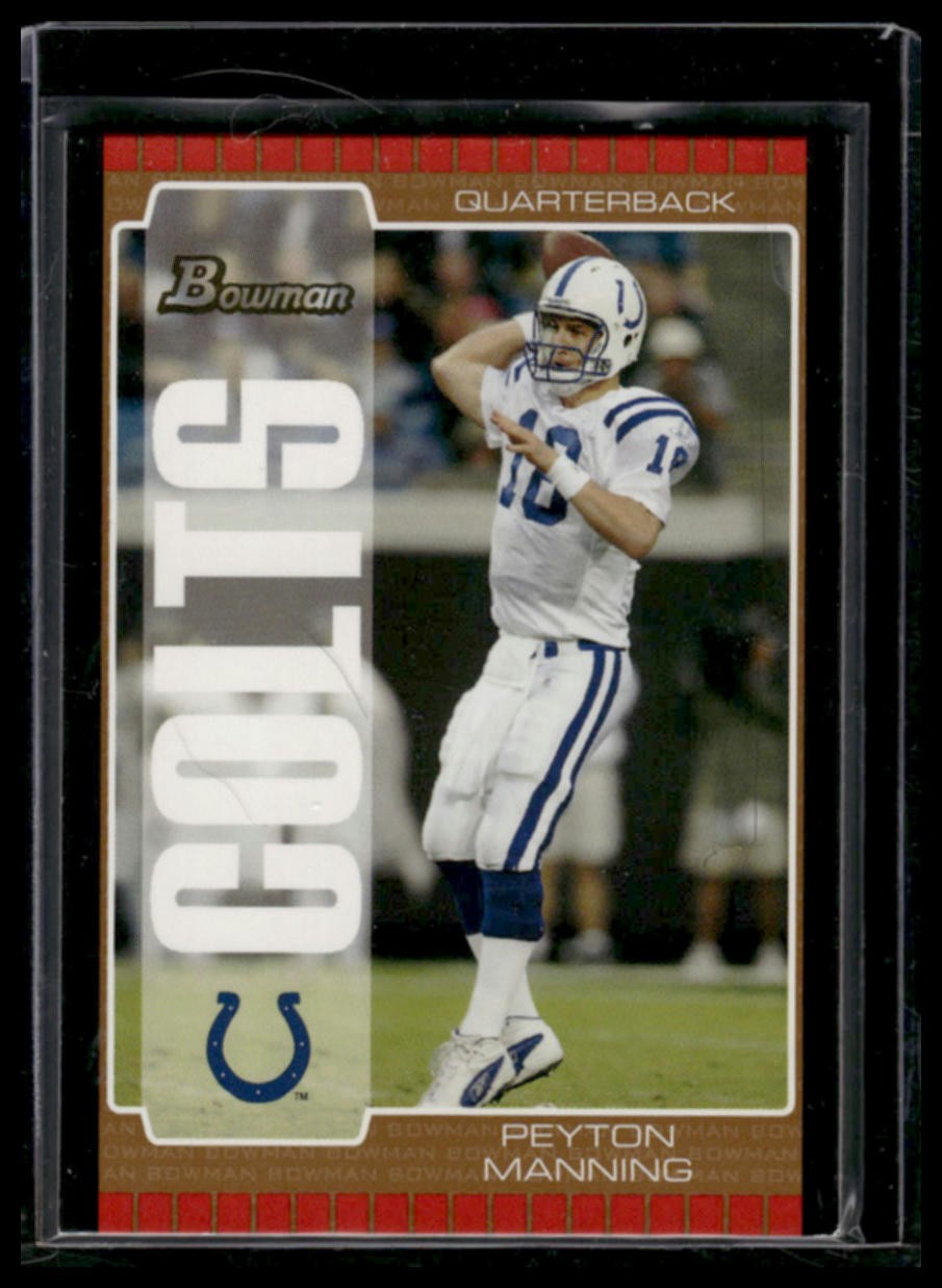 2005 Bowman #1 Peyton Manning Bronze