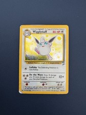 Pokemon Wigglytuff Holo Base Set 2 19/130