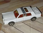 Vintage 1988 Matchbox Lincoln Town Car White Red Interior Made In Macau