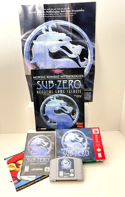 Mortal Kombat Mythologies: Sub-Zero Prima Game Secrets N64 + GAME, POSTER
