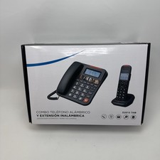 Corded/Cordless Phone System with Answering Machine Big Numbers