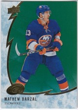 MATHEW BARZAL 2019-20 Upper Deck Ice Green Parallel #28 New York Islanders UD