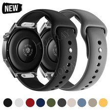 18/20/22mm Sport Silicone Smart Watch Band Universal Replacement Strap Bracelet