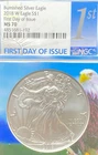 2018 W $1 BURNISHED AMERICAN SILVER EAGLE 1st DAY ISSUE NGC MS 70