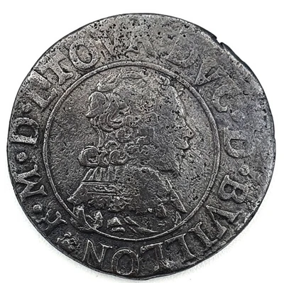 Monnaie (Cuivre) : Double de Sedan - Frédéric-Maurice de la Tour - 1635. - Photo 1/2