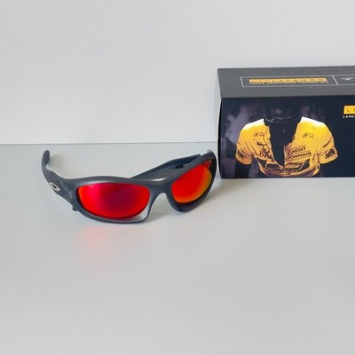 【廃盤❗️】 OAKLEY MONSTERDOG サングラス Cinder red Oakley Monster Dog 00s Vintage Sunglasses Black Frame Fire Lenses